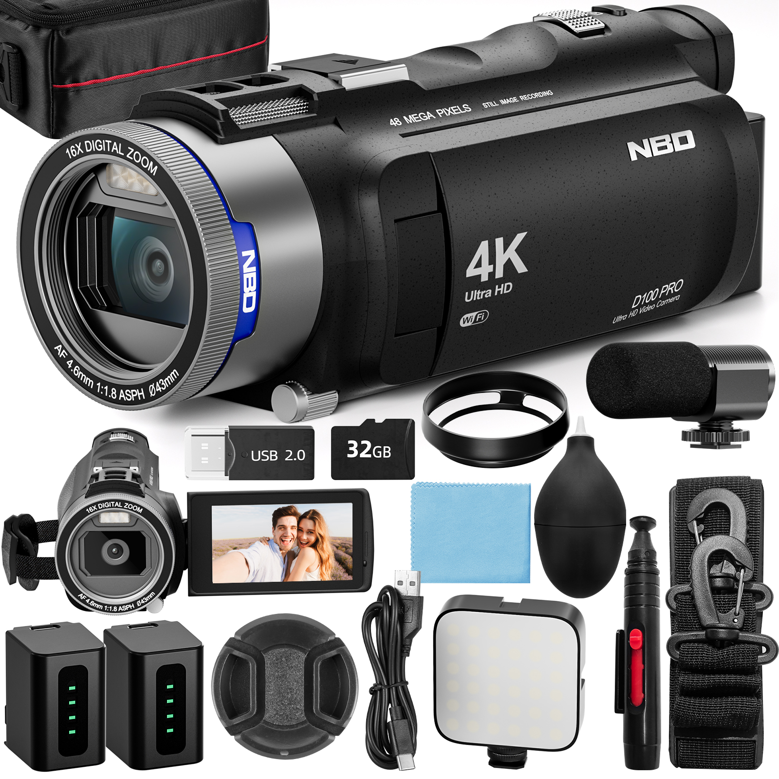 Lifestyle Of Korean - NBD 4K HD&48MP Camcorder Video Camera