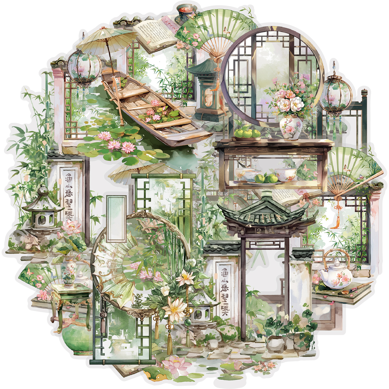 Korean Arts And Lifestyle - Etori Life Chinese-Style Summer Lotus Washi