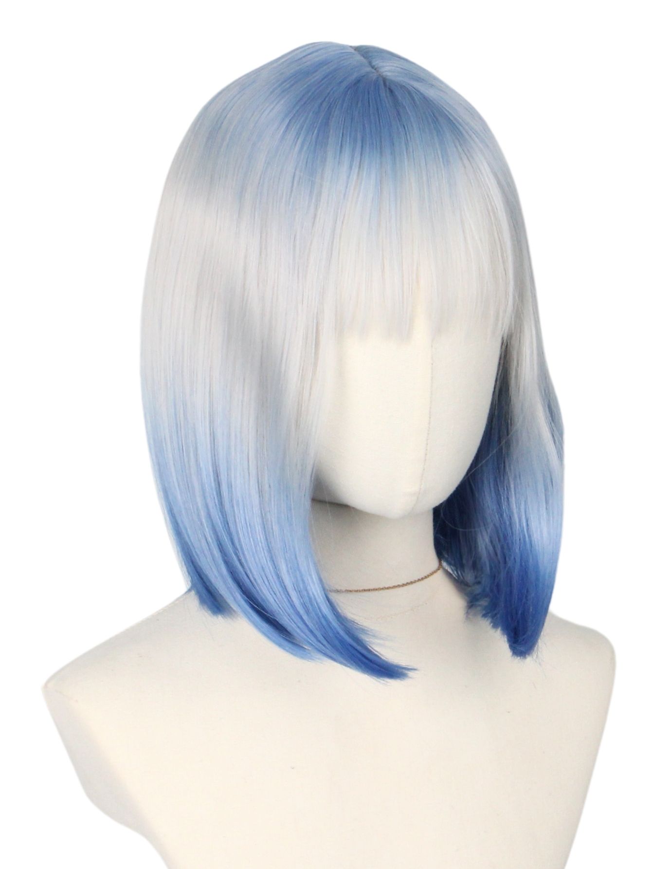 Blue and White Gradient Short  - Lifestyle Of Korean 评论和价格