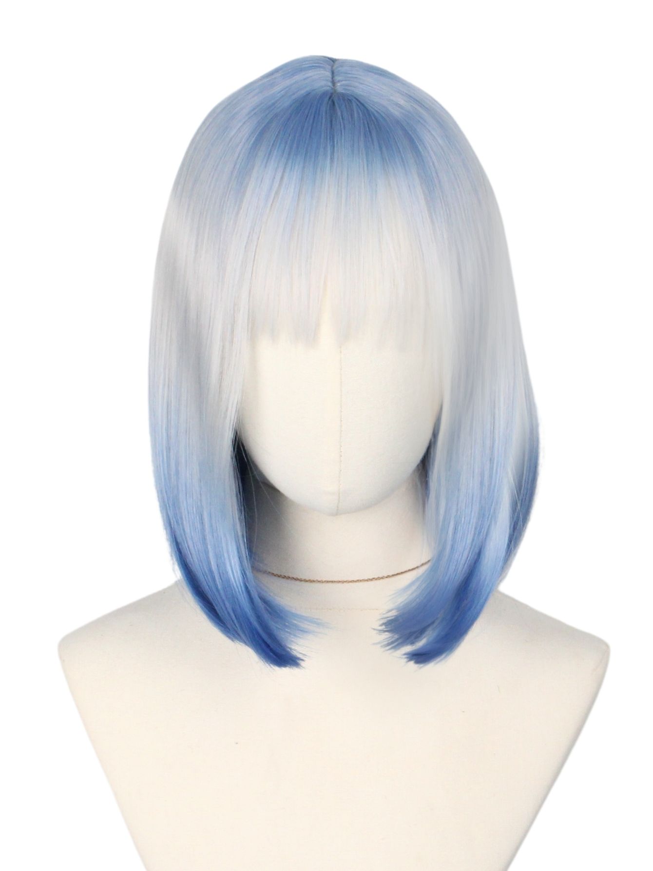 Blue and White Gradient Short  - Lifestyle Of Korean 评论和价格