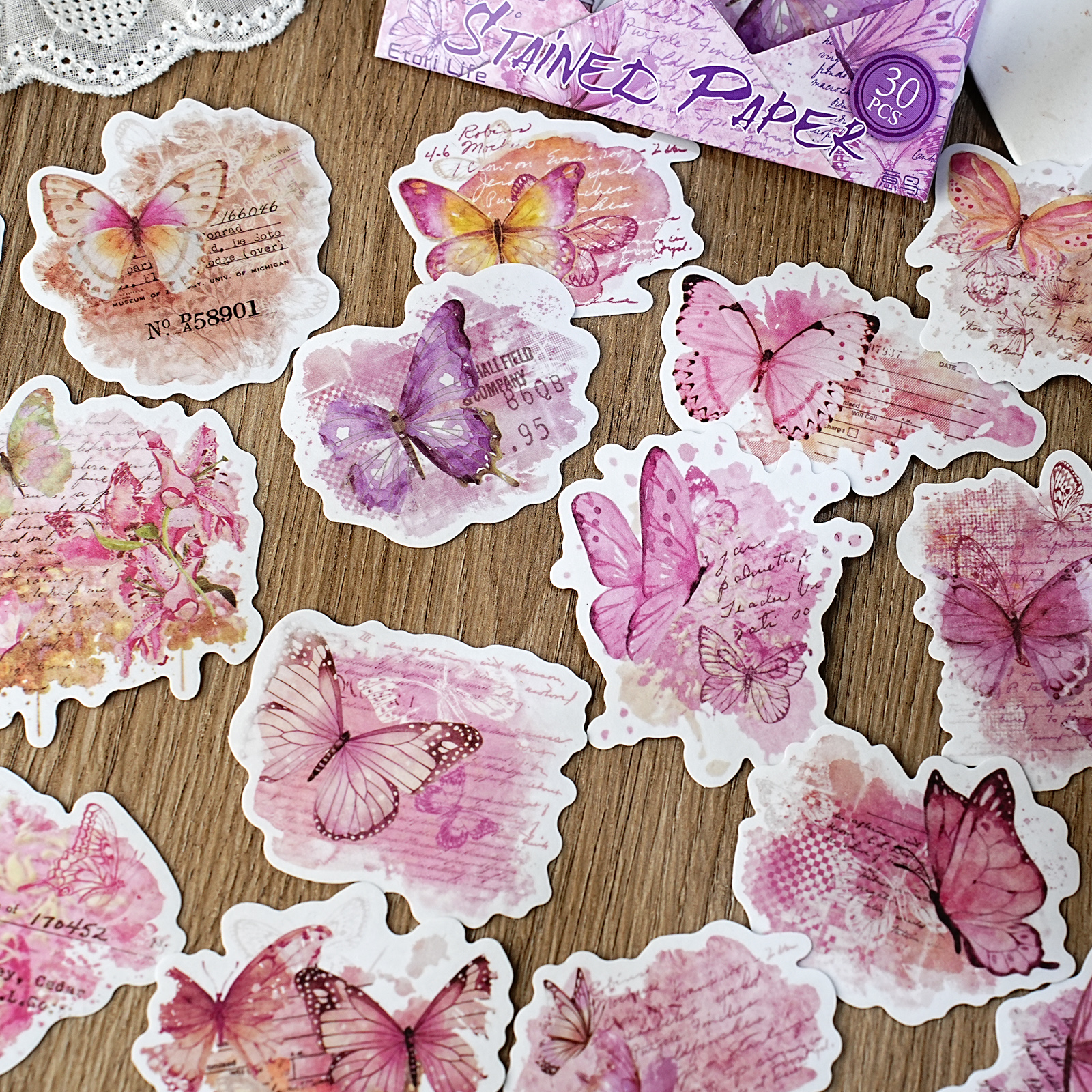 Etori Life Pink Watercolor But - Lifestyle Of Korean 评论和价格