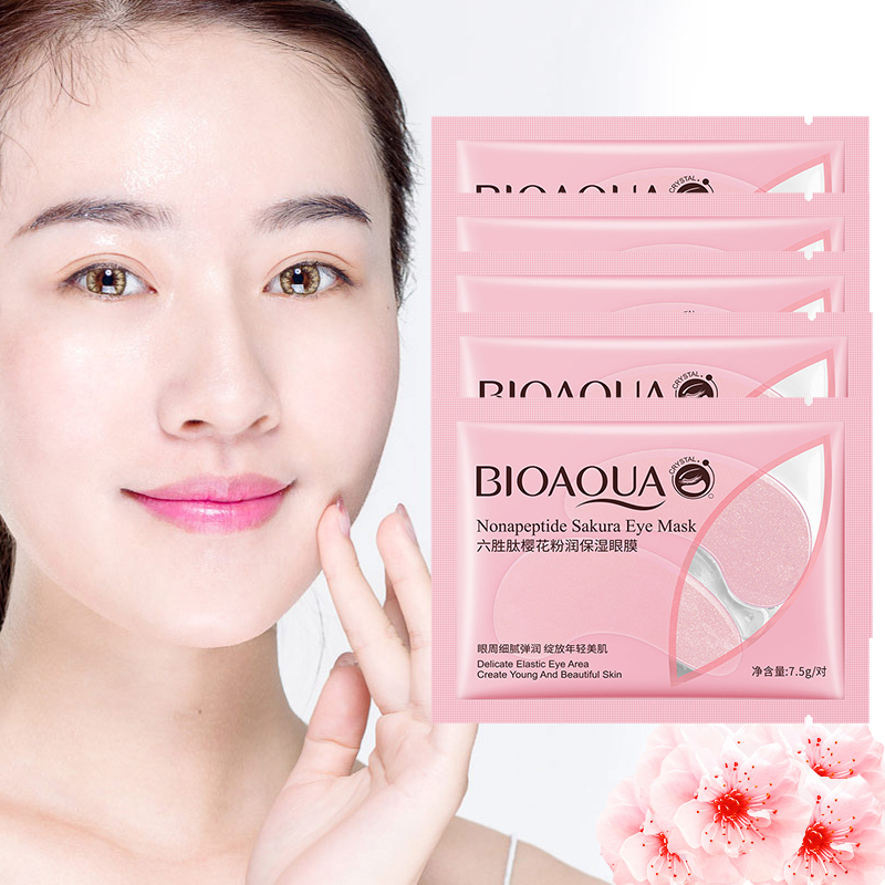 10Pcs=5Pairs Nonapeptide Sakur - Sheet Mask Collagen 评论和价格