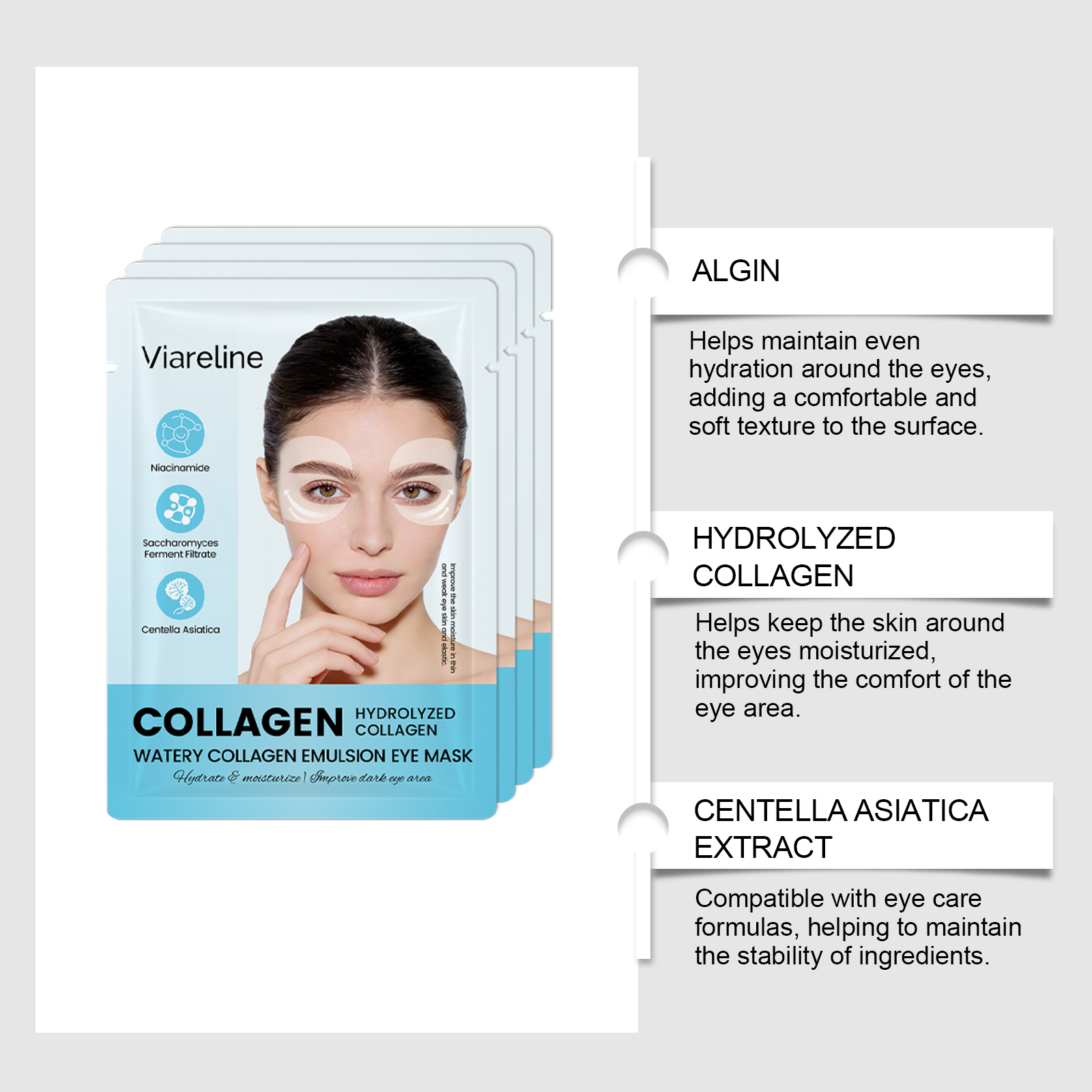 Collagen Eye Patches Reduce Fi - Sheet Mask Collagen 评论和价格