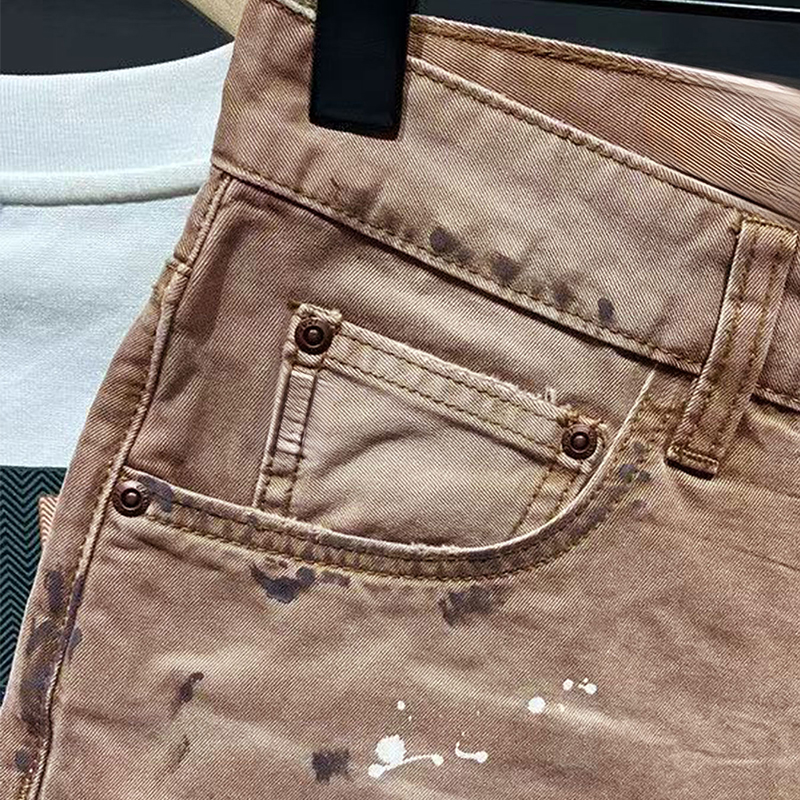 Hip-Hop Streetwear Men's Denim - Korean Lifestyle 评论和价格