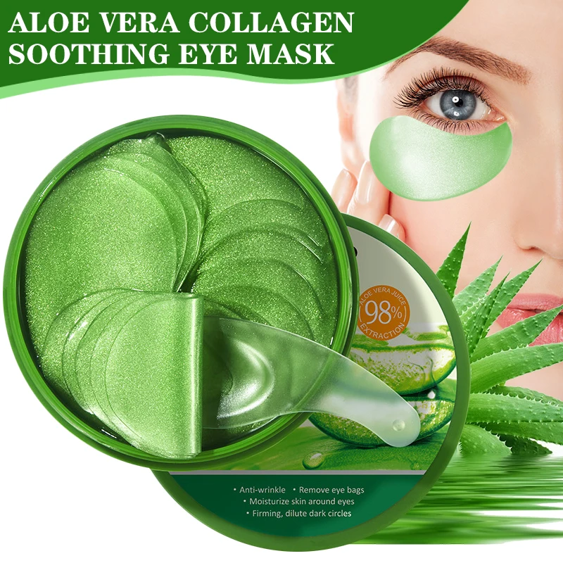 60pcs Aloe Vera Collagen Eye M - Sheet Mask Collagen 评论和价格