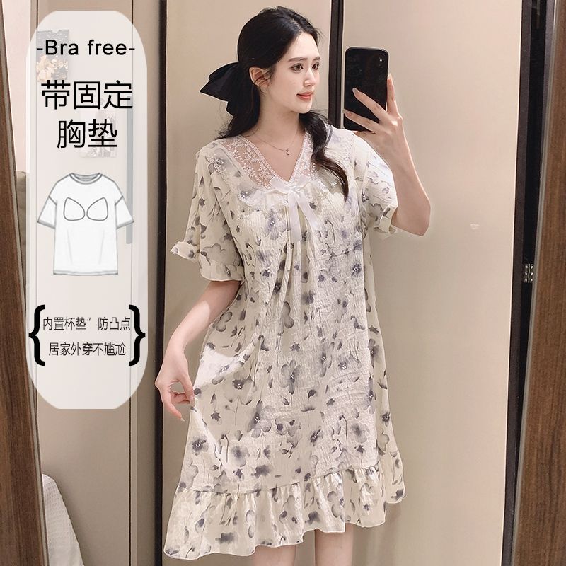 Plus Size Sweet Floral Print N - Korean Lifestyle 评论和价格