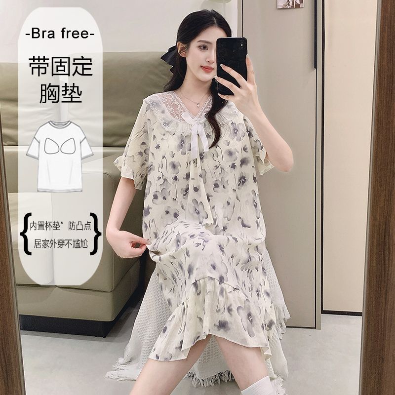 Plus Size Sweet Floral Print N - Korean Lifestyle 评论和价格