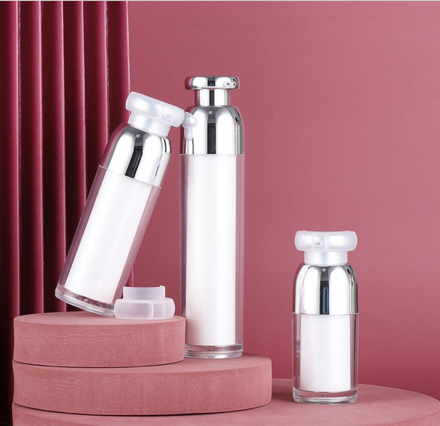 100ml white acrylic pump bottl - Essence Serum Toner 评论和价格