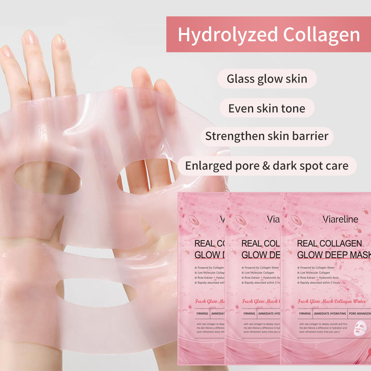 Overnight Collagen Mask Salmon - Sheet Mask Collagen 评论和价格