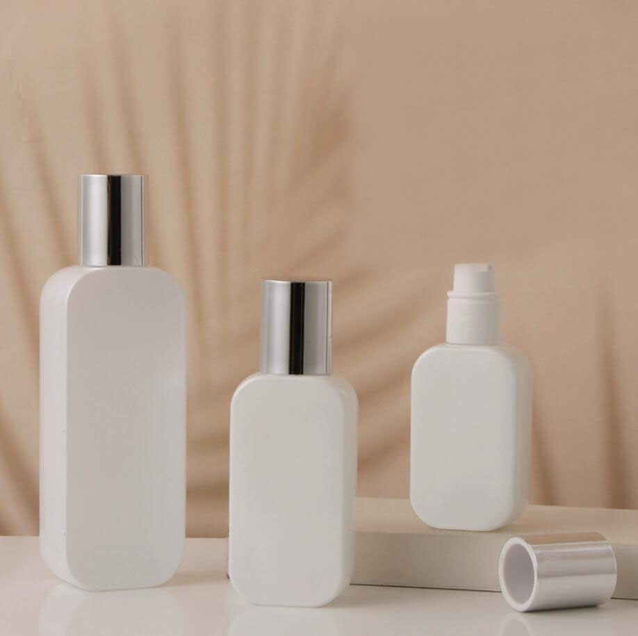 100ml white glass bottle silve - Essence Serum Toner 评论和价格