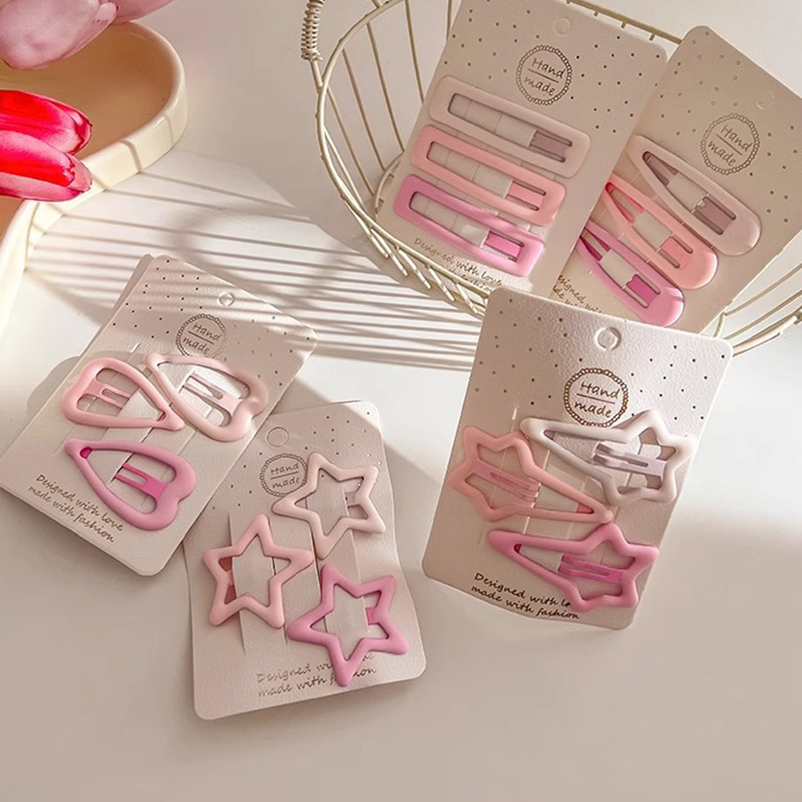 3PCS Sweet Style Headwear Pins - Lifestyle Of Korean 评论和价格