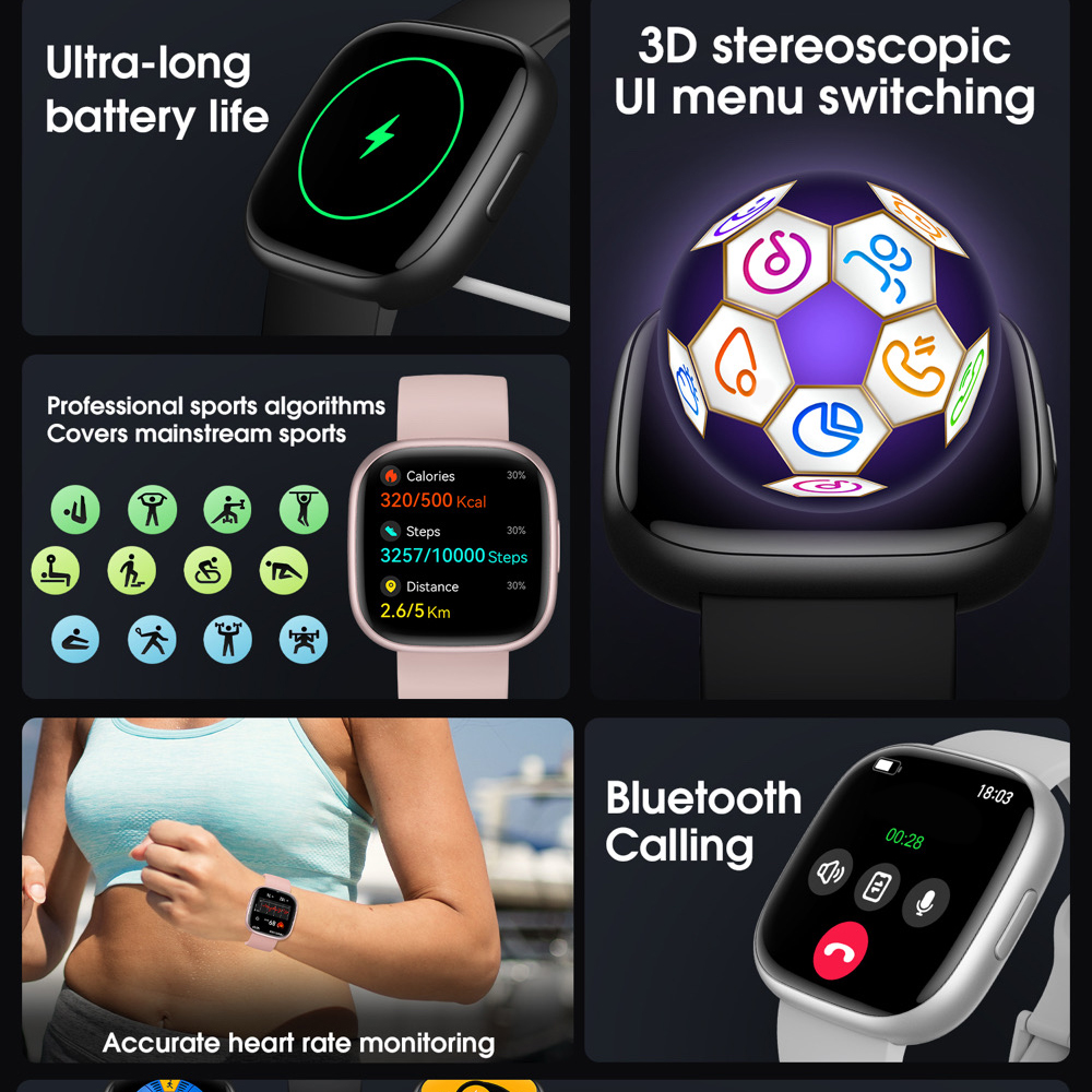 Outdoor Multi-function Smartwa - Lifestyle Of Korean 评论和价格