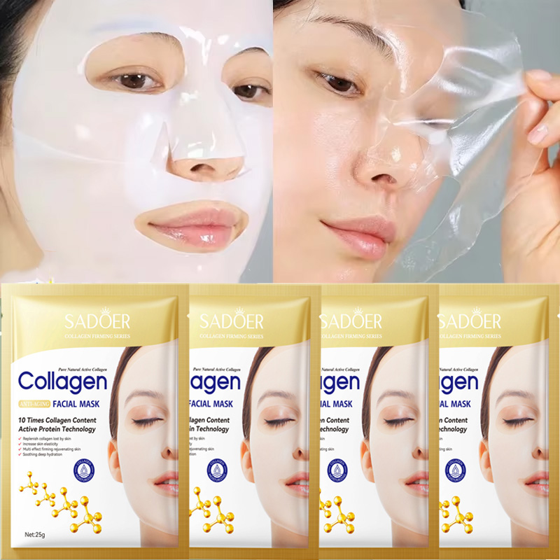 10PCS Collagen Anti Wrinkle Fa - Sheet Mask Collagen 评论和价格